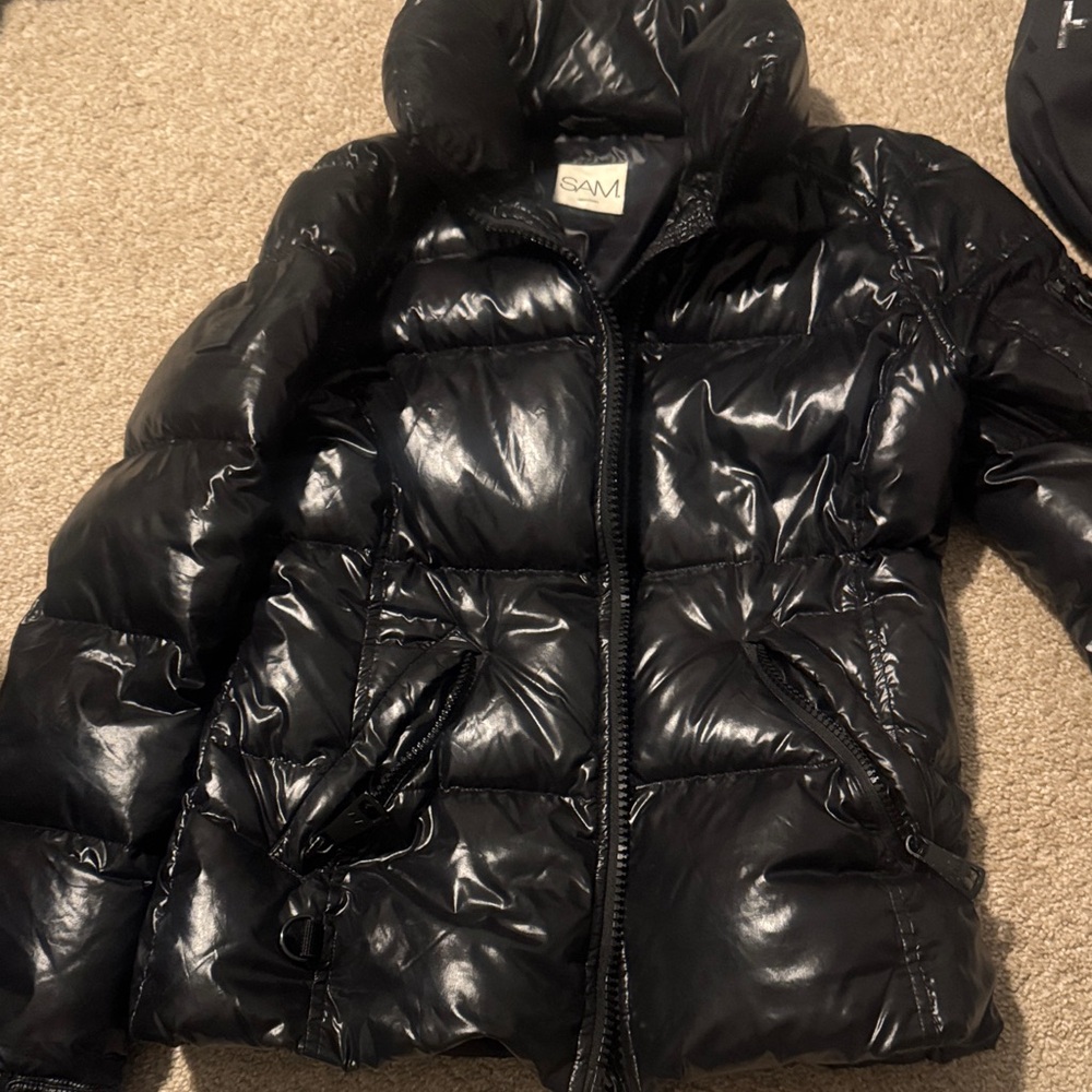 SAM. Black Puffer Jacket